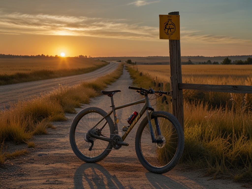 Grusväg cykel